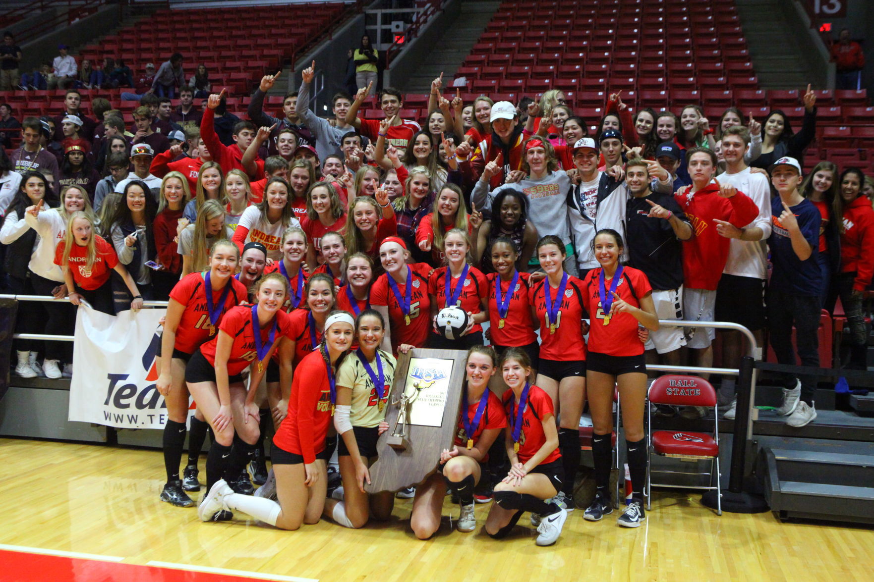 Gallery: Volleyball Class 2A State Finals - Andrean vs. Christian Academy of Indiana